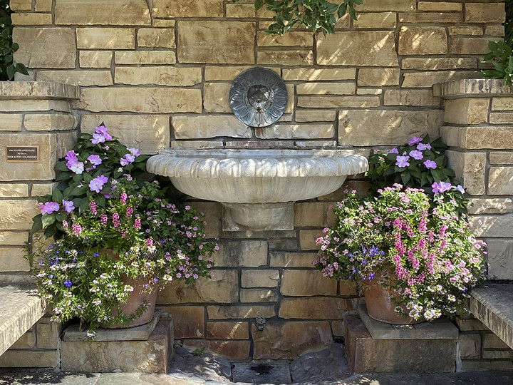 Sensory garden fountain