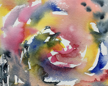 Finding Rhythm watercolor by Instructor Sonja Hutchinson